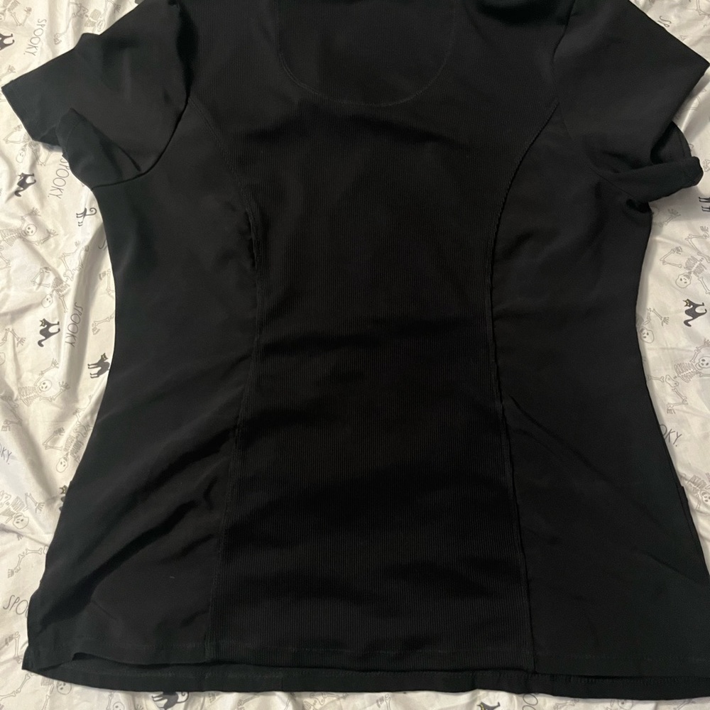 Large Cherokee infinity scrub top black